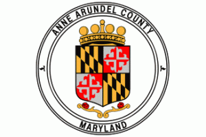 Flag for Anne Arundel County tax sale