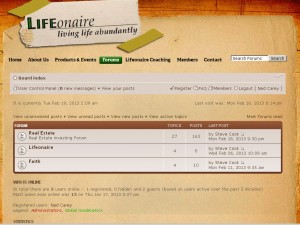 Lifeonaire forum